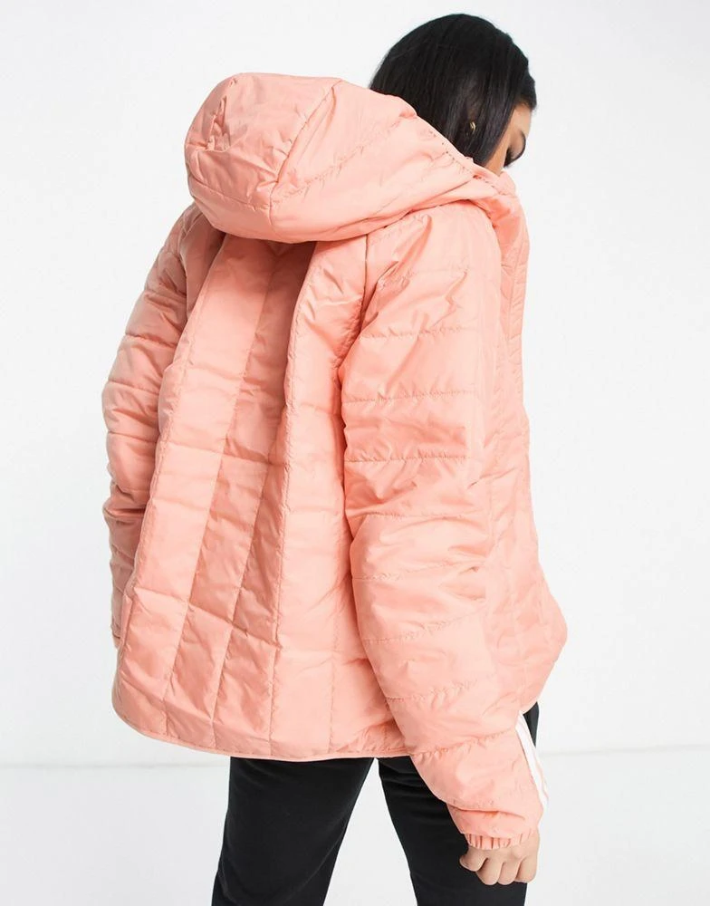 商品Adidas|adidas Outdoor Itavic hooded light puffer jacket in pink,价格¥213,第2张图片详细描述