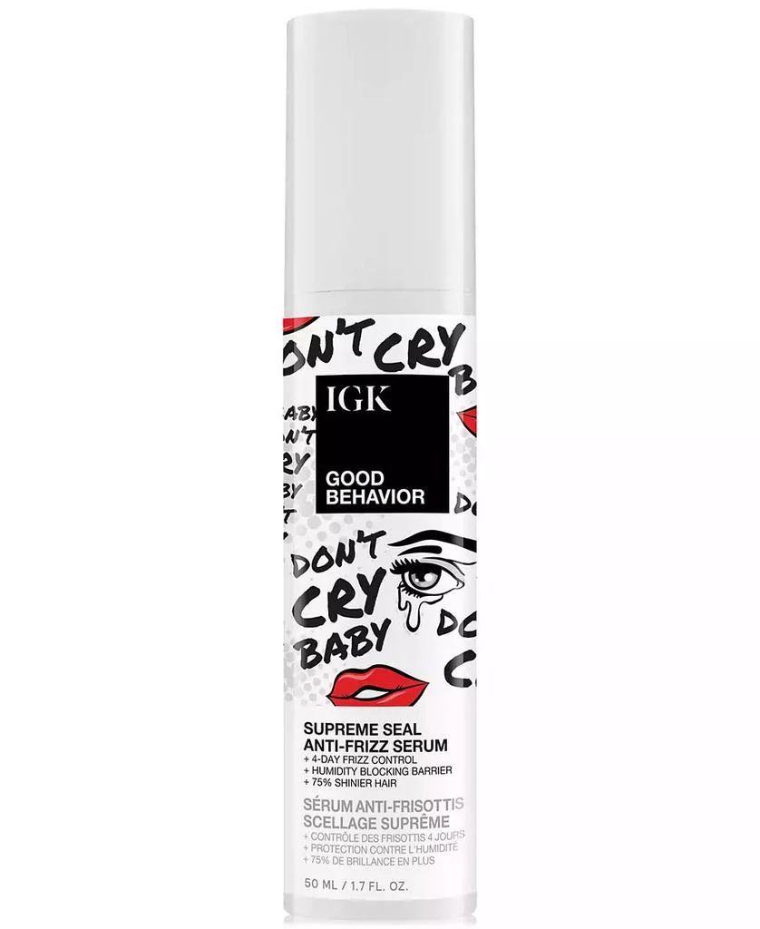 商品IGK Hair|Good Behavior Supreme Seal Anti-Frizz Serum, 1.7 oz.,价格¥252,第1张图片