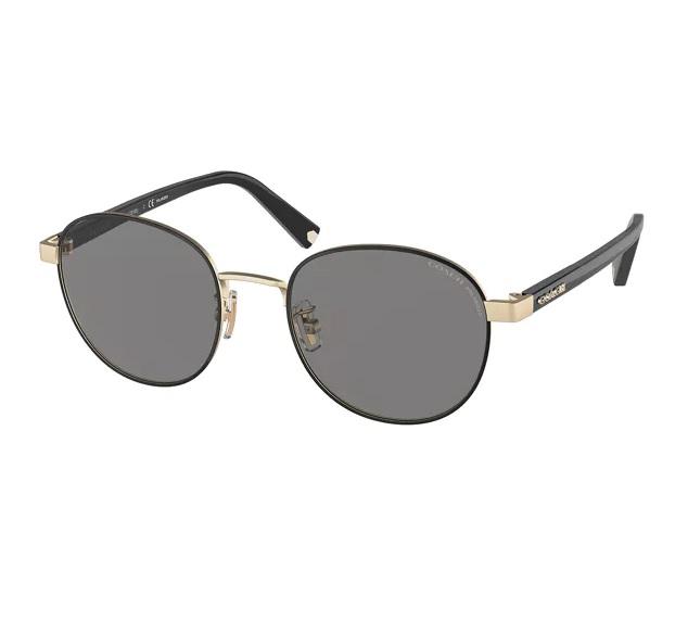Grey Round Mens Sunglasses HC7131 900581 50商品第1张图片规格展示