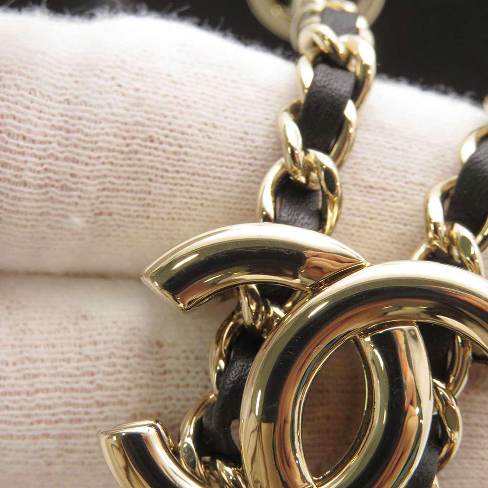 Chanel Black Leather Egyptian Amulet CC Mini Bucket Bag商品第8张图片规格展示