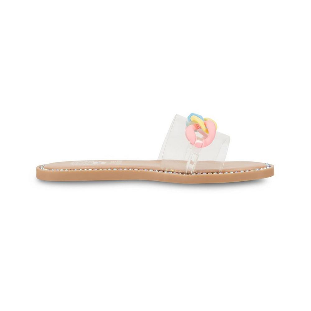 商品Vince Camuto|Little Girls Studded Open Toe Slide Sandals with Clear Jelly Strap,价格¥331,第4张图片详细描述