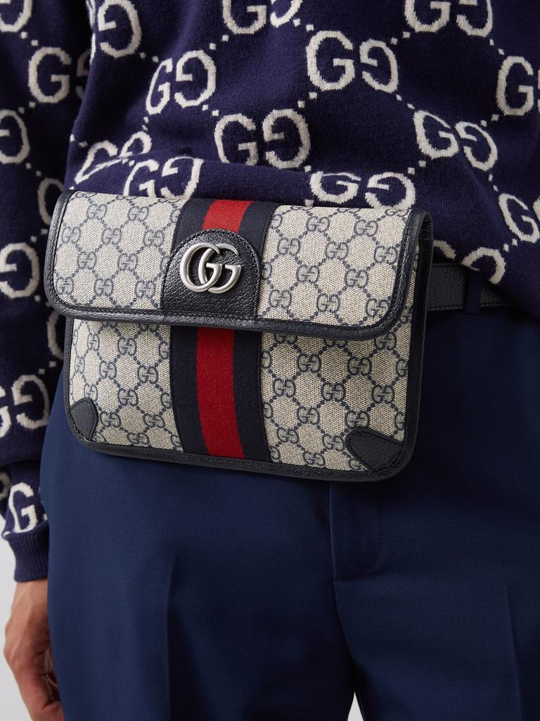 商品Gucci|Ophidia GG Web-stripe cross-body bag,价格¥6486,第5张图片详细描述