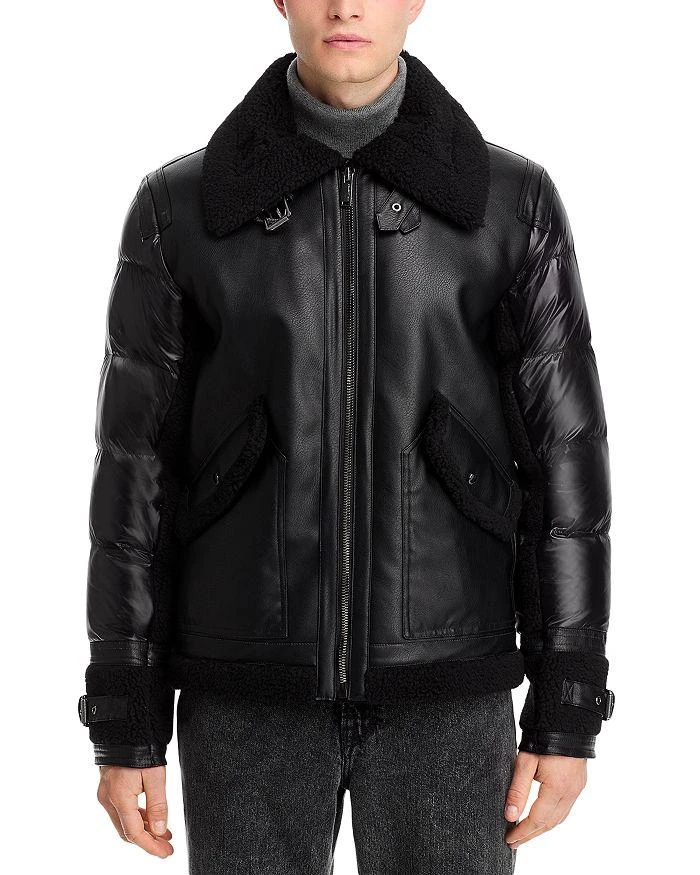 商品Karl Lagerfeld Paris|Faux Leather Jacket,价格¥2269,第3张图片详细描述