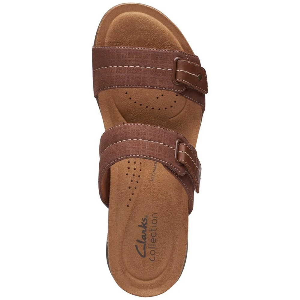 商品Clarks|Women's April Dusk Slip-On Slide Sandals,价格¥422,第2张图片详细描述