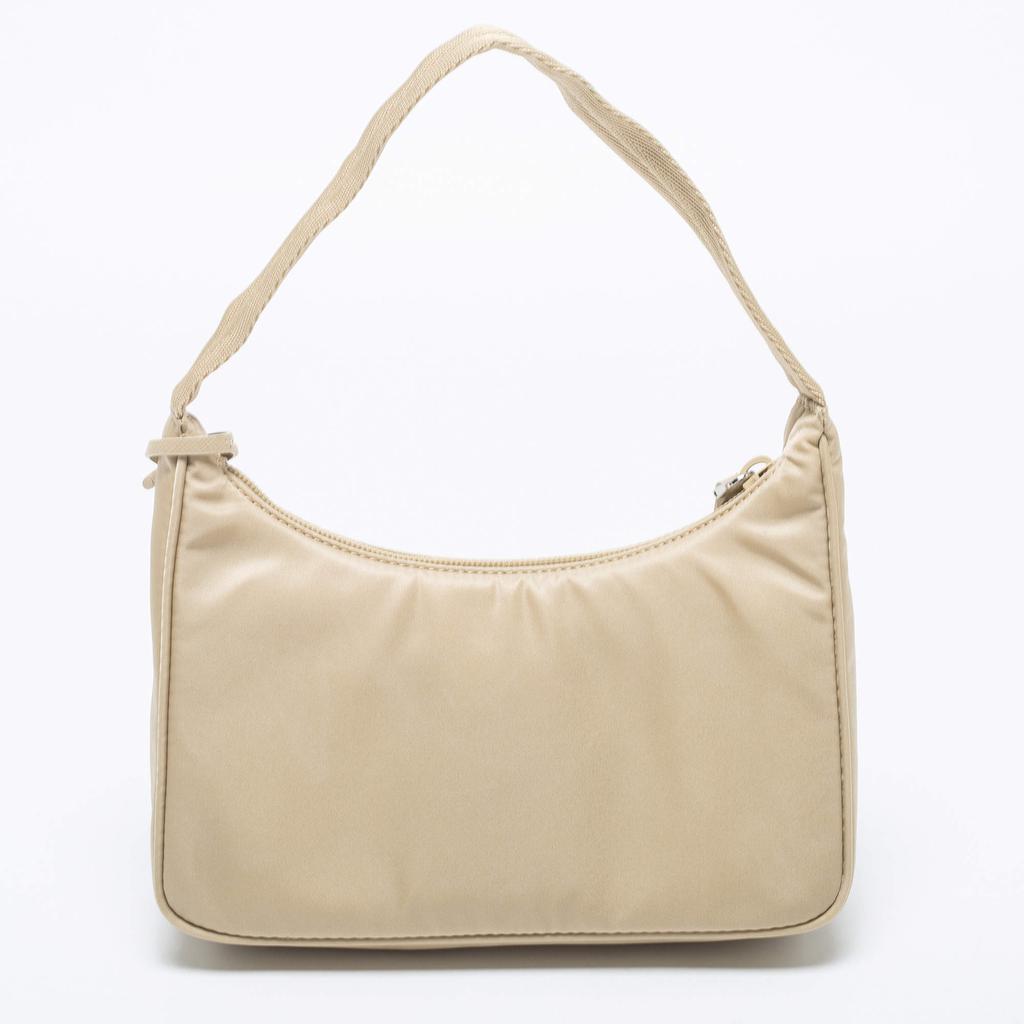 Prada Beige Nylon Mini Re-Edition 2000 Shoulder Bag商品第4张图片规格展示