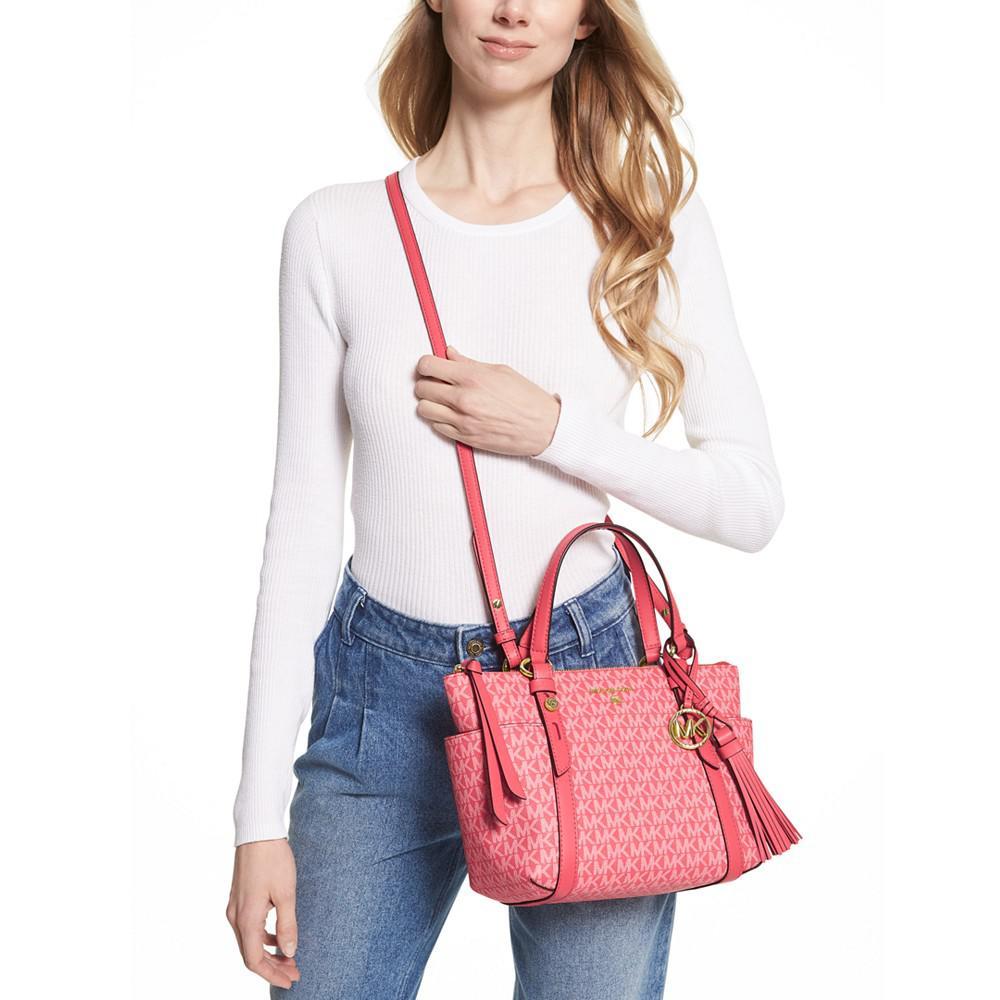 商品Michael Kors|Signature Sullivan Convertible Top Zip Tote,价格¥1150,第5张图片详细描述