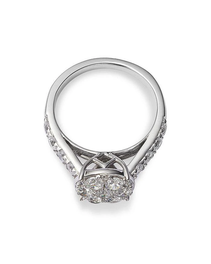 商品Bloomingdale's|Diamond Cluster Ring in 14K White Gold, 1.60 ct. t.w.,价格¥22324,第3张图片详细描述
