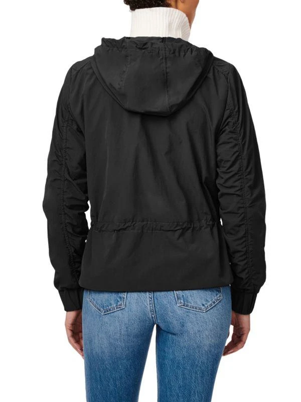 商品Bernardo|Solid Peplum Hooded Rain Jacket,价格¥476,第2张图片详细描述