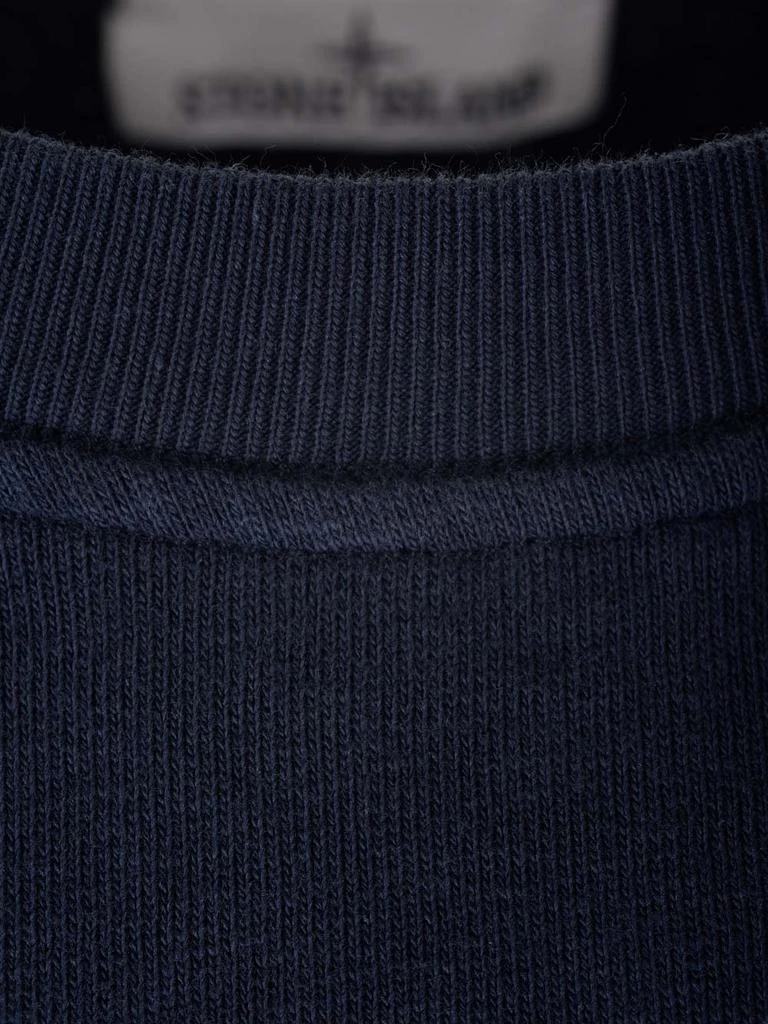 商品Stone Island|Blue Sweatshirt With Mock Neck,价格¥2488,第4张图片详细描述