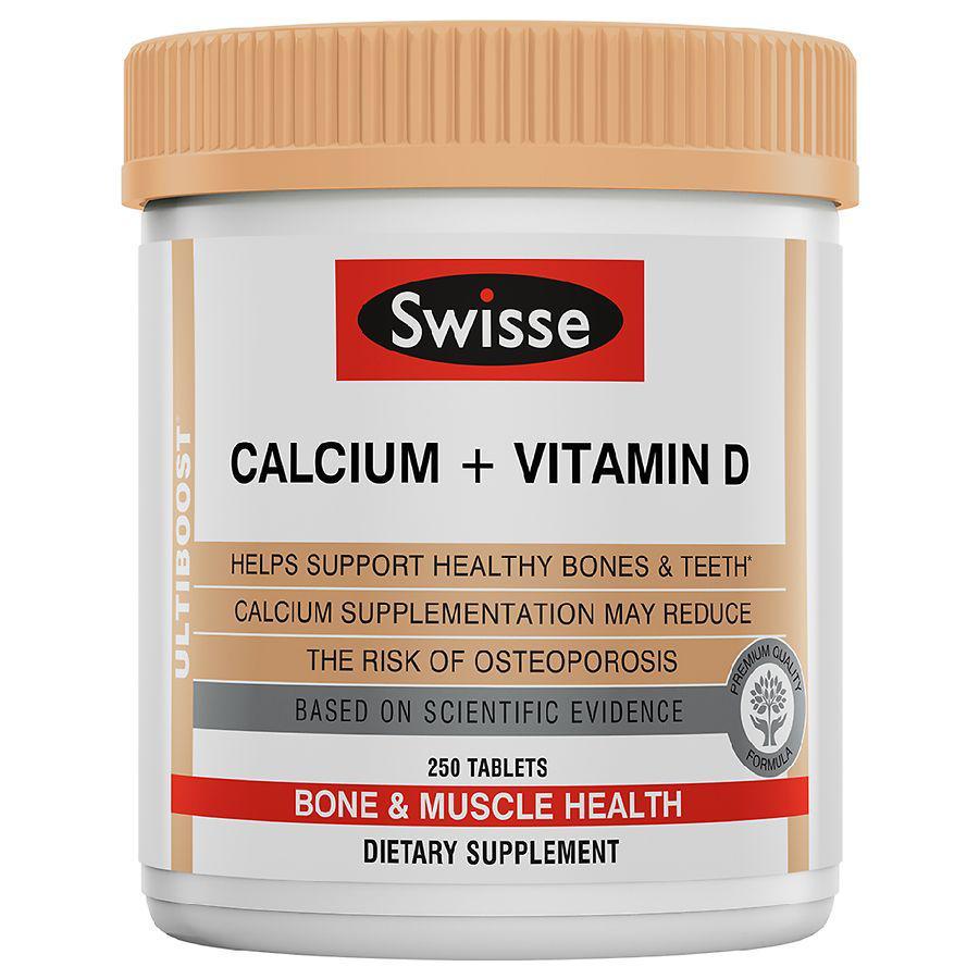 商品Swisse|Ultiboost Calcium + Vitamin D Tablets,价格¥180,第1张图片