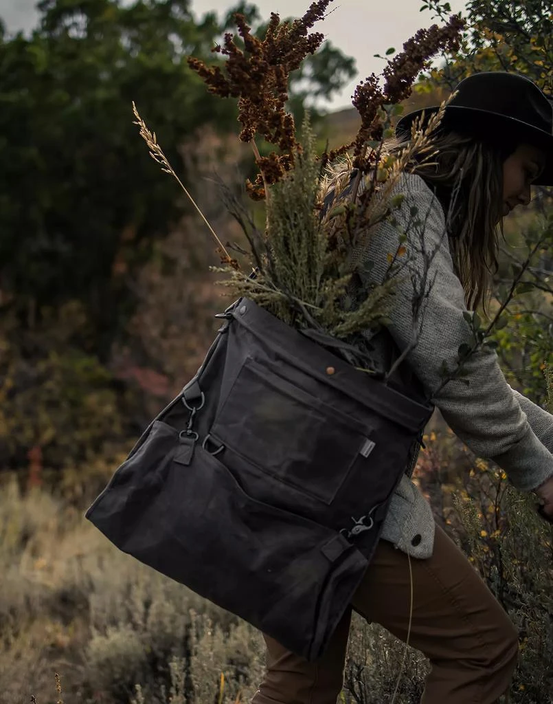 商品Madewell|Barebones Gathering Bag - Slate Gray,价格¥634,第3张图片详细描述