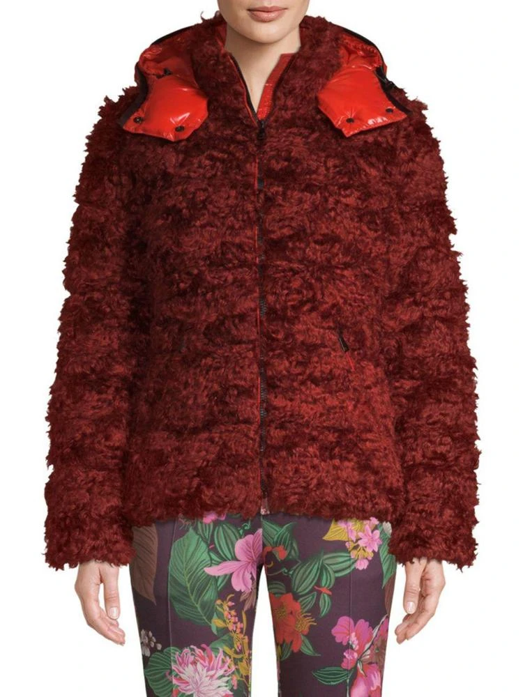 商品Moncler|Moncler - Badyp Faux Shearling Hooded Jacket,价格¥10945,第1张图片