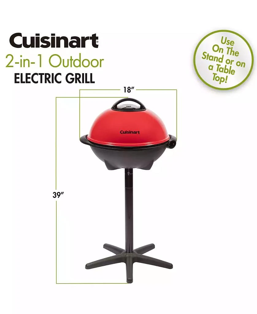 商品Cuisinart|CEG-115 Portable Outdoor Electric Grill,价格¥1127,第2张图片详细描述