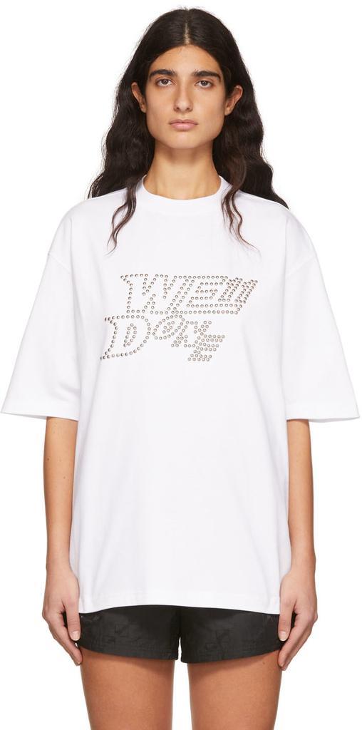 商品We11done|White Cotton T-Shirt,价格¥495,第1张图片