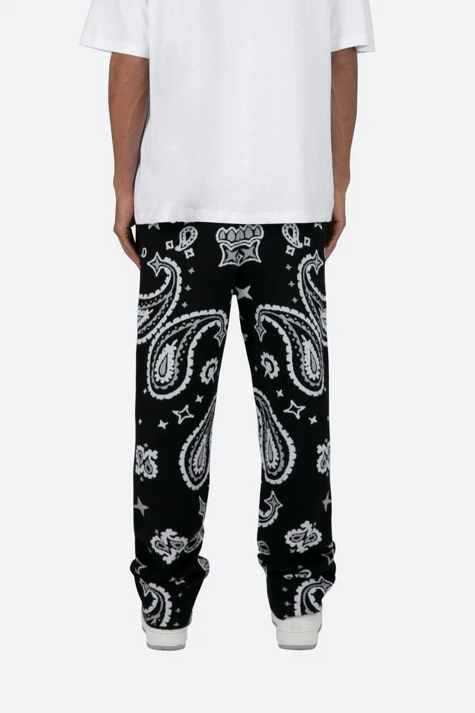 Paisley Knit Sweatpants - Black 商品