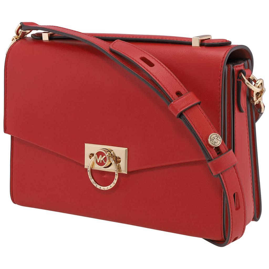 Michael Kors Red Ladies Hendrix Medium Leather Messenger Bag商品第1张图片规格展示