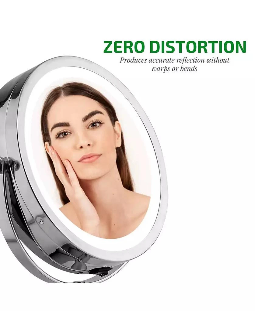 6" Dual Sided Tabletop Makeup Mirror with LED 商品