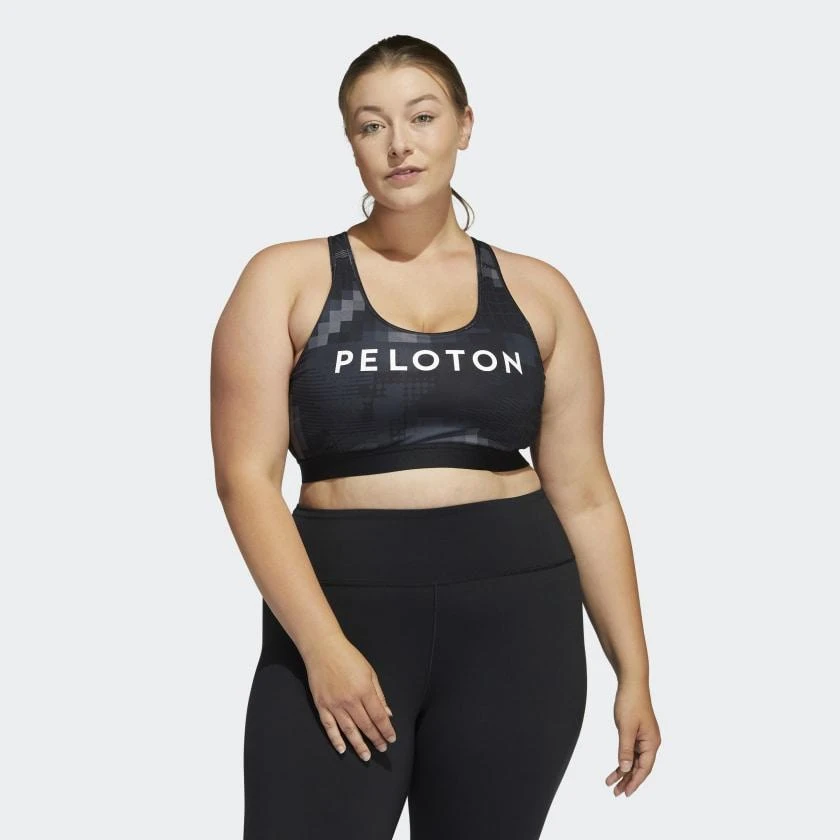 商品Adidas|Women's adidas  x Peloton Digi Motion HEAT.RDY Believe This Bra (Plus Size),价格¥197,第2张图片详细描述