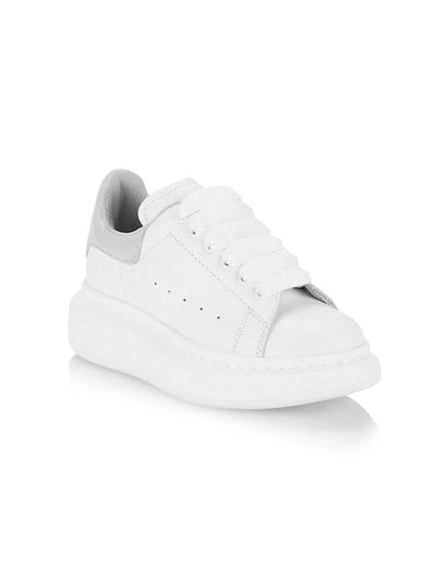 商品Alexander McQueen|Kid's Leather Low-Top Sneakers,价格¥1189,第1张图片