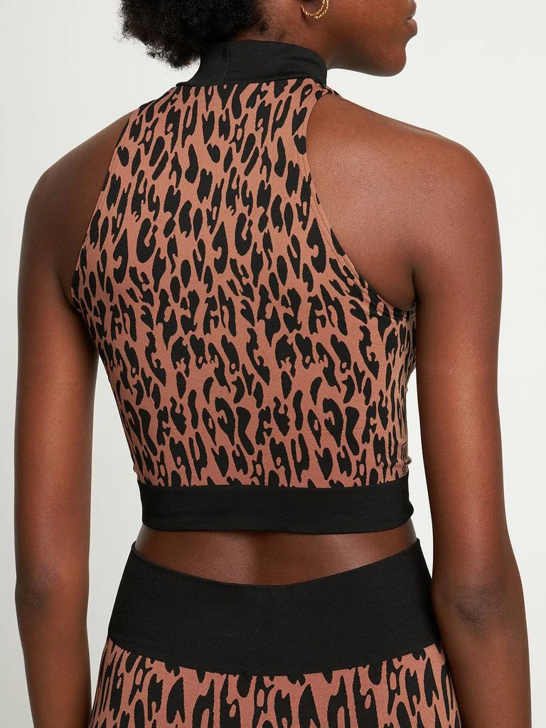 商品Wolford|Leopard Print Stretch Tech Top,价格¥1303,第2张图片详细描述