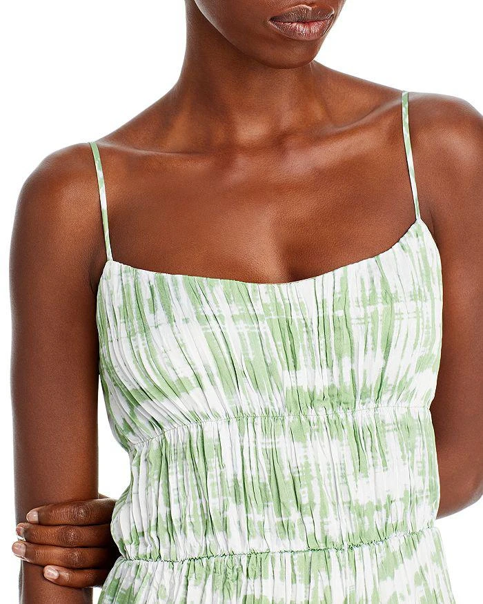 商品Vince|Tie Dye Ruched Midi Cami Dress,价格¥990,第3张图片详细描述