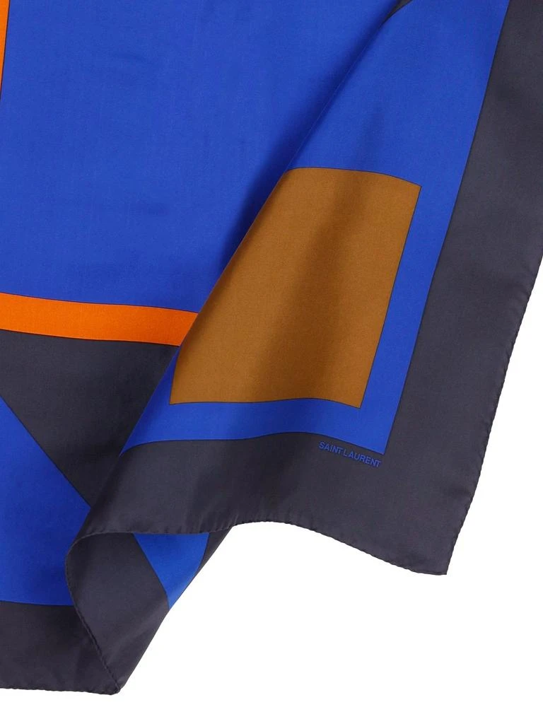 商品Yves Saint Laurent|Saint Laurent Logo Detailed Scarf,价格¥1464,第3张图片详细描述