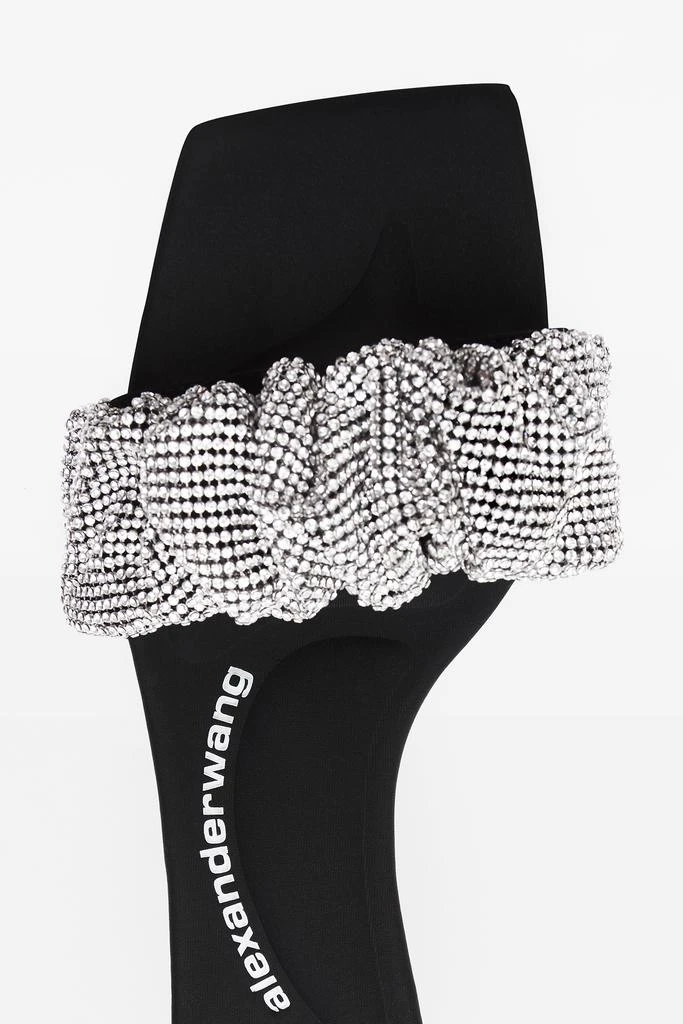 商品Alexander Wang|JESSIE CRYSTAL SCRUNCHIE BLACK/CLEAR,价格¥3590,第2张图片详细描述