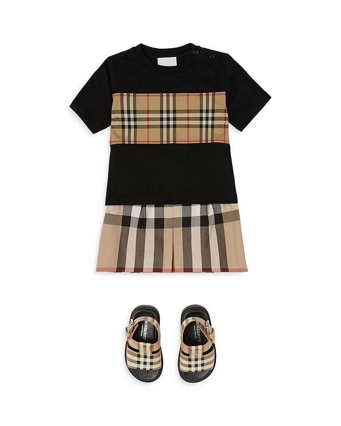 商品Burberry|Girls' Exaggerated Check Pleated Skirt - Baby,价格¥1197,第5张图片详细描述