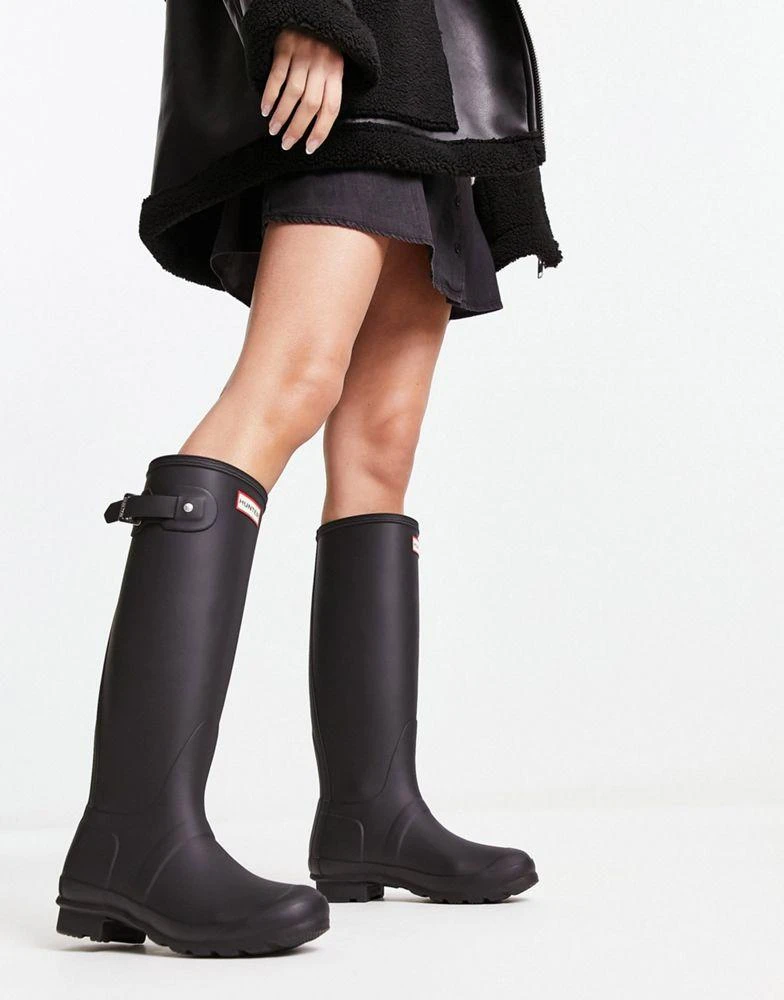 商品Hunter|Hunter Original tall wellington boots in black,价格¥1355,第4张图片详细描述