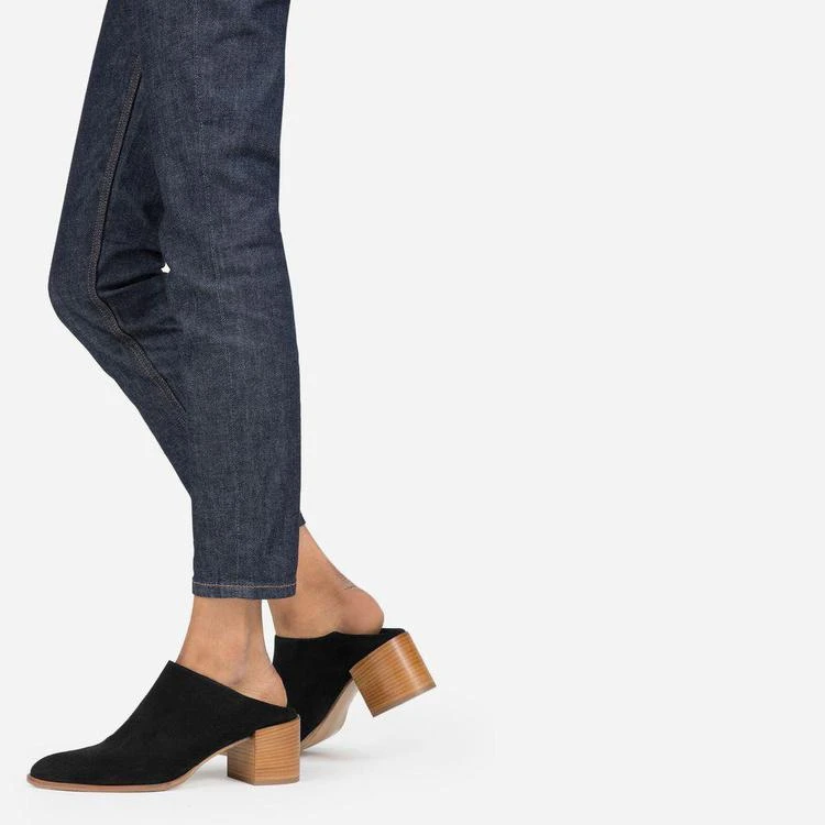 商品Everlane|麂皮粗跟踩跟靴,价格¥1026,第3张图片详细描述