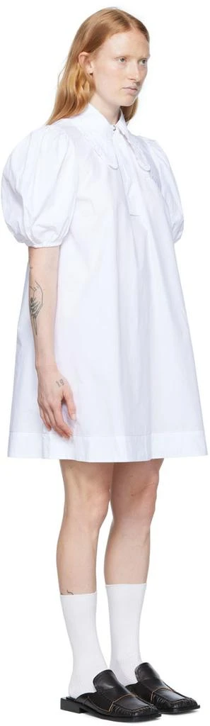 商品Ganni|SSENSE Exclusive White Minidress,价格¥397,第2张图片详细描述