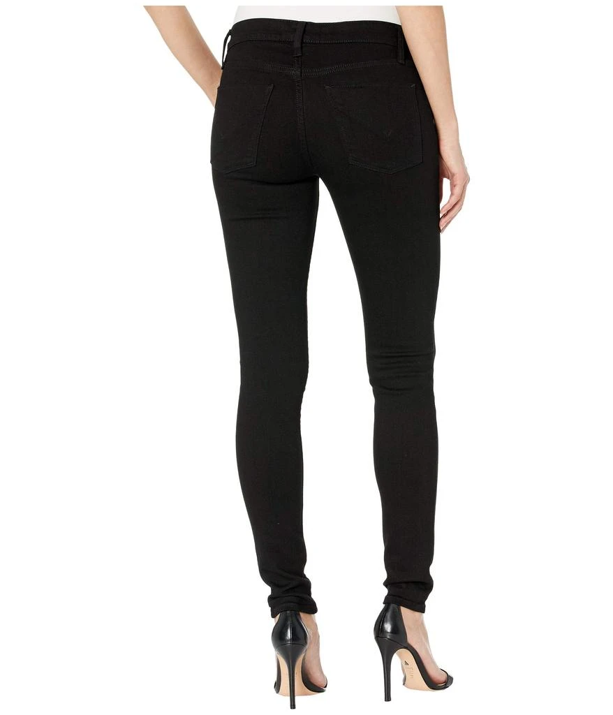 商品Hudson|Nico Mid-Rise Super Skinny in Black,价格¥830,第3张图片详细描述