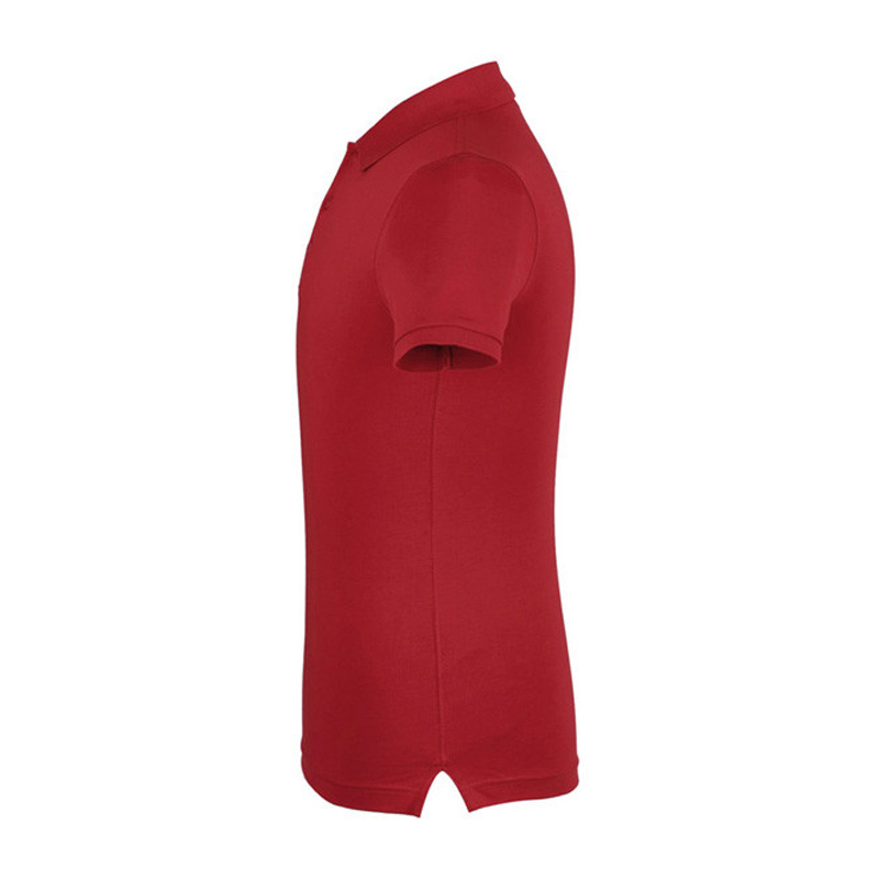 Burberry 博柏利 男士红色纯棉POLO衫 3904560商品第4张图片规格展示