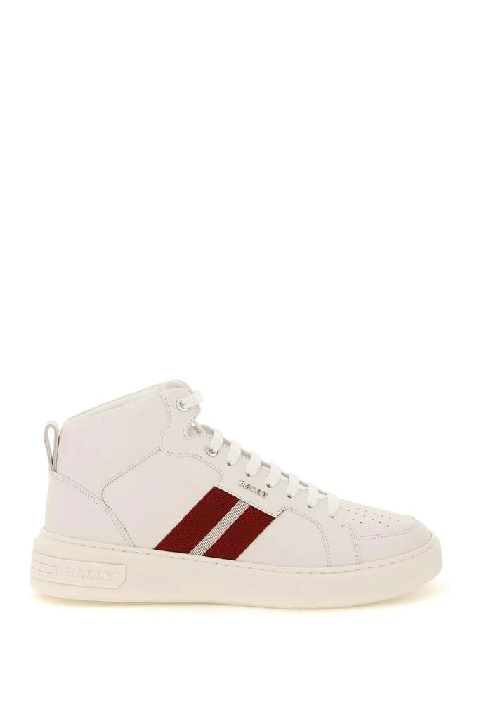 商品Bally|Bally myles leather high sneakers,价格¥2095,第1张图片