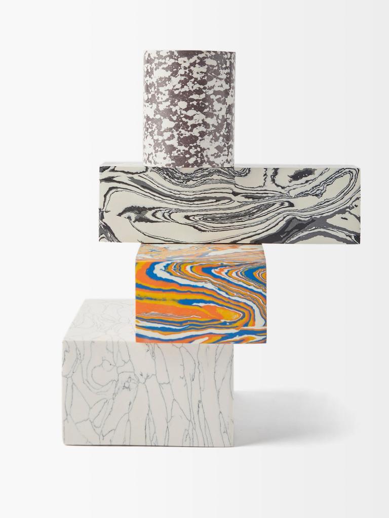 Swirl stepped candle holder商品第1张图片规格展示