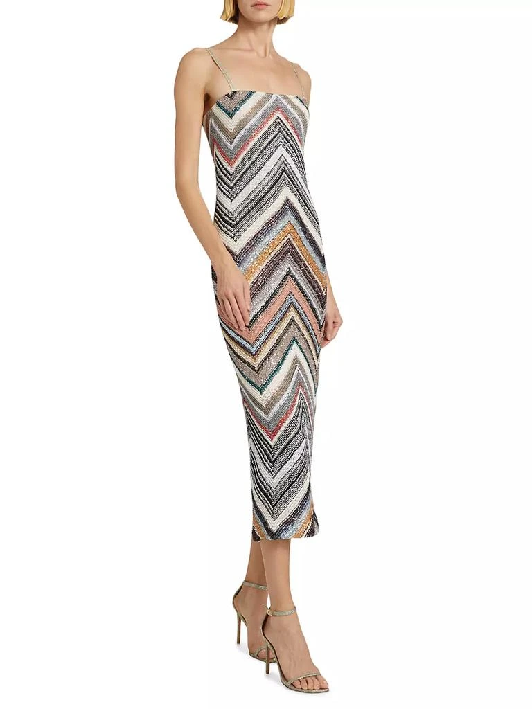 商品Missoni|Chevron Sequin Knit Convertible Slipdress,价格¥13691,第2张图片详细描述