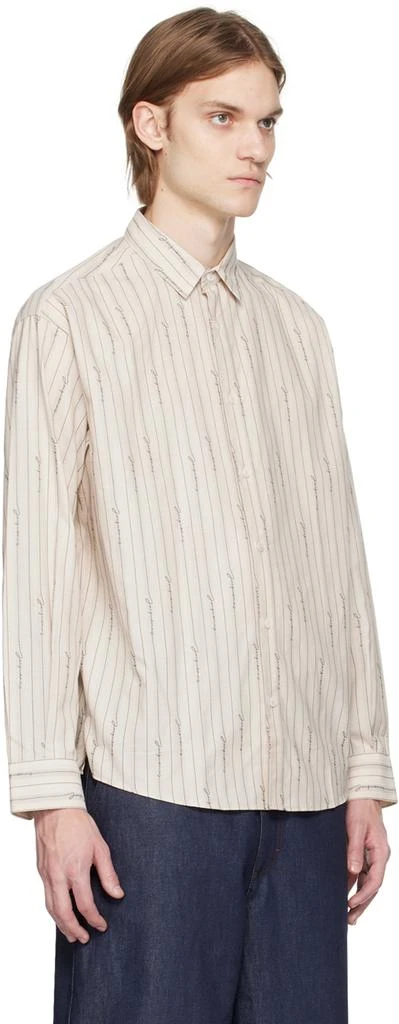 商品Jacquemus|Beige Le Raphia 'La Chemise Simon' Shirt,价格¥2641,第2张图片详细描述