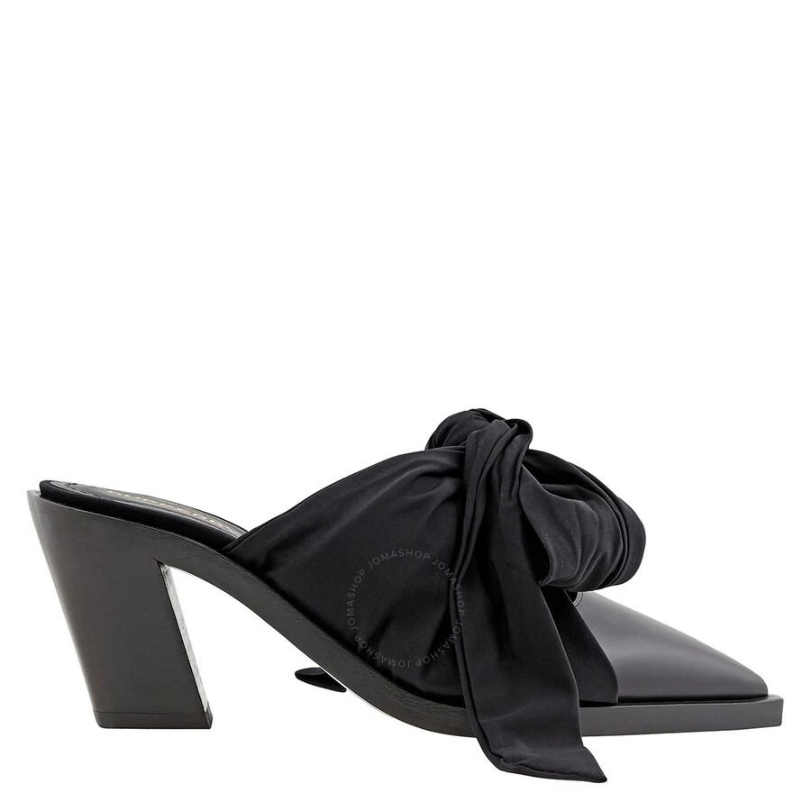 商品Burberry|Black Synthetic Tillington Ankle-wrap Mules,价格¥907,第1张图片