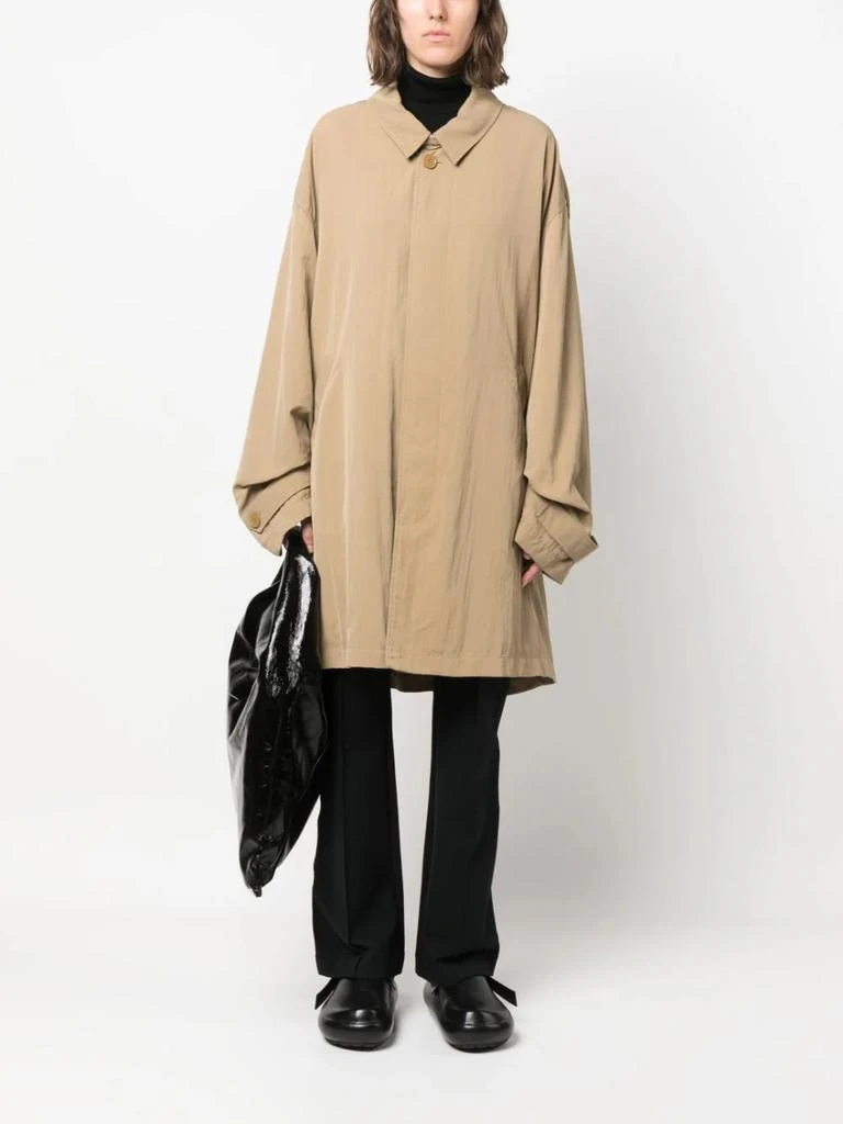 商品MM6|MM6 WOMEN SINGLE BREASTED TRENCH COAT,价格¥3397,第1张图片