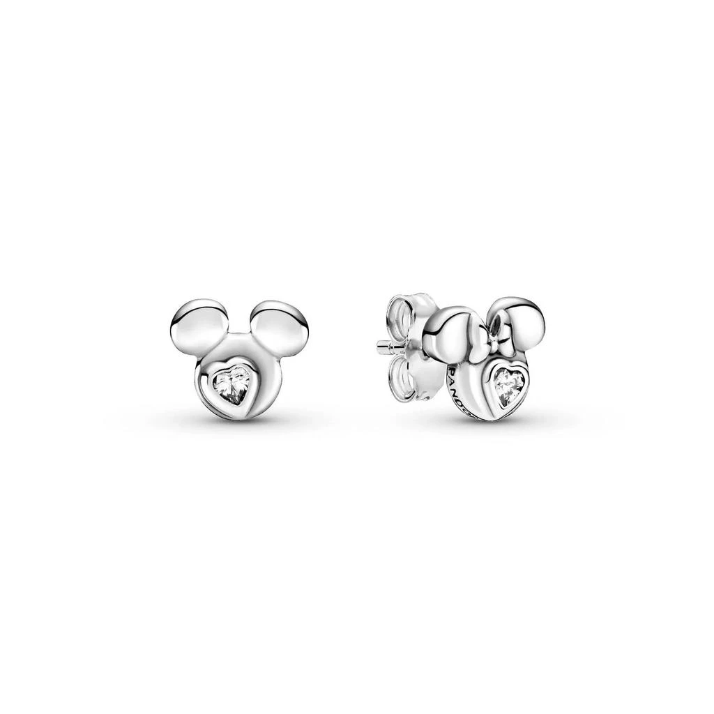 商品PANDORA|Women's Disney Mickey And Minnie Earring In Sterling Silver,价格¥499,第1张图片