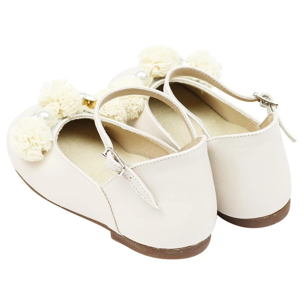 商品Babywalker|Ivory Pearls Ballerina Shoes,价格¥423,第4张图片详细描述