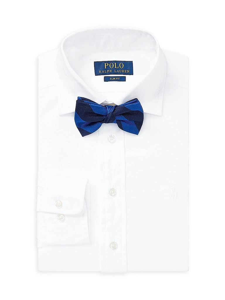 商品Ralph Lauren|Little Boy's & Boy's Broadcloth Long-Sleeve Dress Shirt,价格¥384,第2张图片详细描述