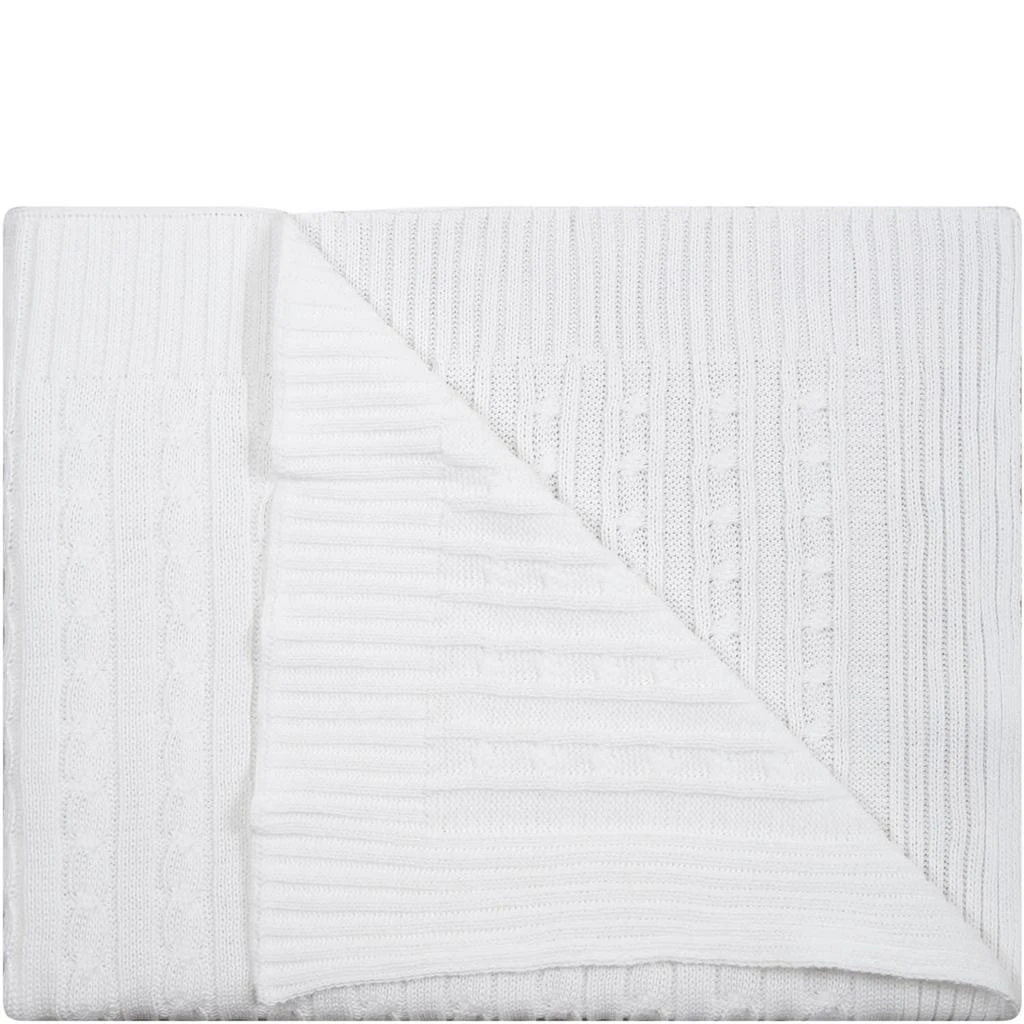 商品Little Bear|Little Bear White Blanket For Babies,价格¥1192,第2张图片详细描述