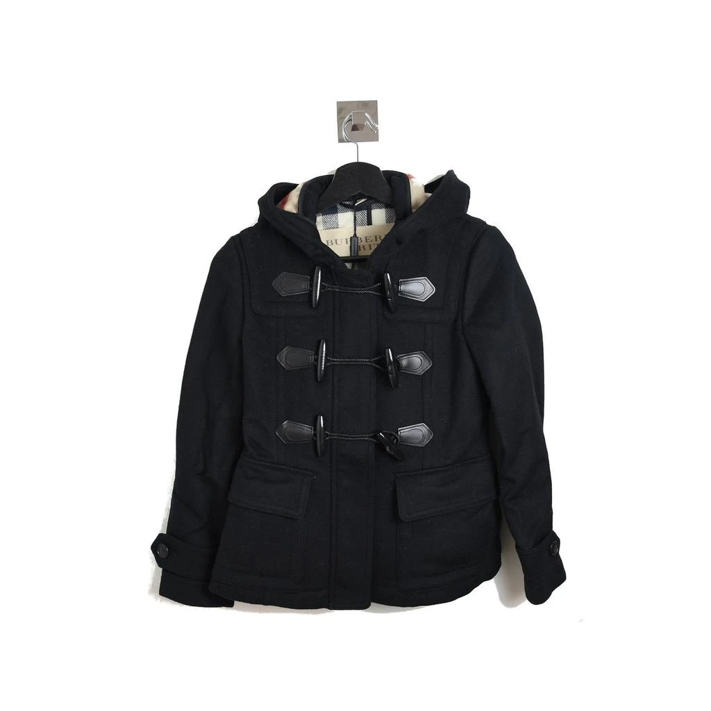 商品Burberry|Burberry Short Blackwell Windsor Coat Black,价格¥5240,第1张图片