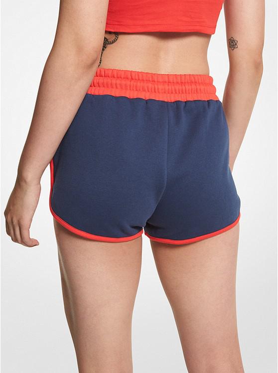 MK X ellesse Logo Organic Cotton Blend Track Shorts商品第2张图片规格展示