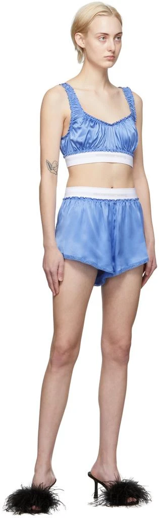商品Alexander Wang|Blue Negligee Shorts,价格¥411,第4张图片详细描述