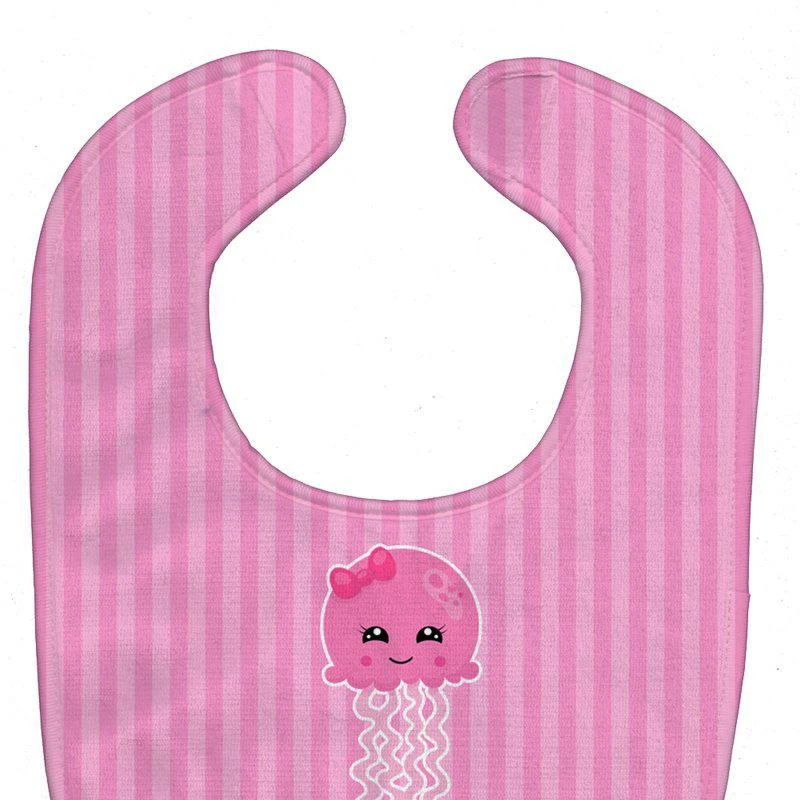 商品Caroline's Treasures|Nautical Pink Jellyfish Baby Bib,价格¥83,第1张图片