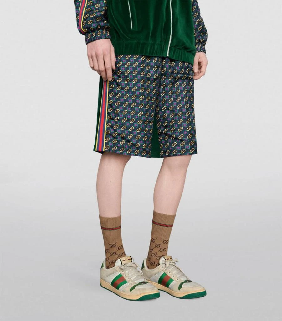 商品Gucci|Monogram Web Stripe Socks,价格¥1561,第3张图片详细描述