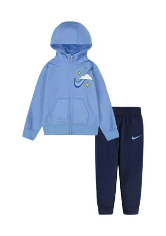 商品NIKE|Toddler Boys Zip Up Graphic Hooded Jacket Set,价格¥186,第1张图片