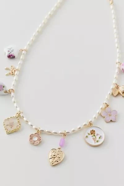 Lottie Pearl Treasure Charm Necklace 商品